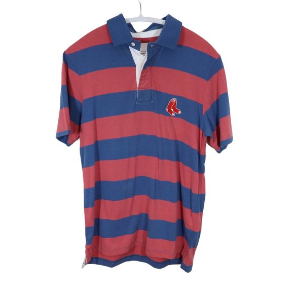 Vineyard Vines Other - VINEYARD VINES Size S Boston Red Sox Spinnaker Rugby Striped Polo Shirt NWT